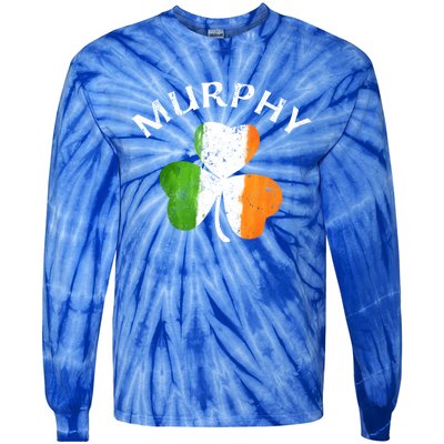 Murphy Gift Irish Family Name St Patricks Day Great Gift Tie-Dye Long Sleeve Shirt