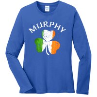 Murphy Gift Irish Family Name St Patricks Day Great Gift Ladies Long Sleeve Shirt