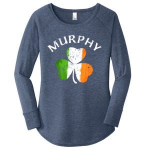 Murphy Gift Irish Family Name St Patricks Day Great Gift Women's Perfect Tri Tunic Long Sleeve Shirt