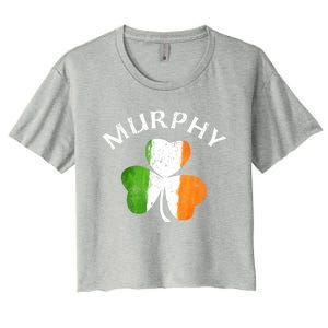 Murphy Gift Irish Family Name St Patricks Day Great Gift Women's Crop Top Tee