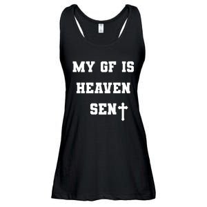 My Girlfriend Is Heaven Sent Ladies Essential Flowy Tank