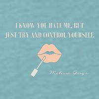 Melissa Gorga I Know You Hate Me But Just Try And Control Yourself Sueded Cloud Jersey T-Shirt