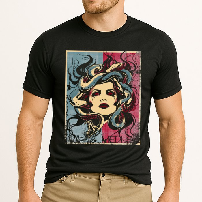 Mythology Gorgon In Greek Mythology Medusa Cooling Performance Crew T-Shirt