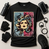 Mythology Gorgon In Greek Mythology Medusa Cooling Performance Crew T-Shirt