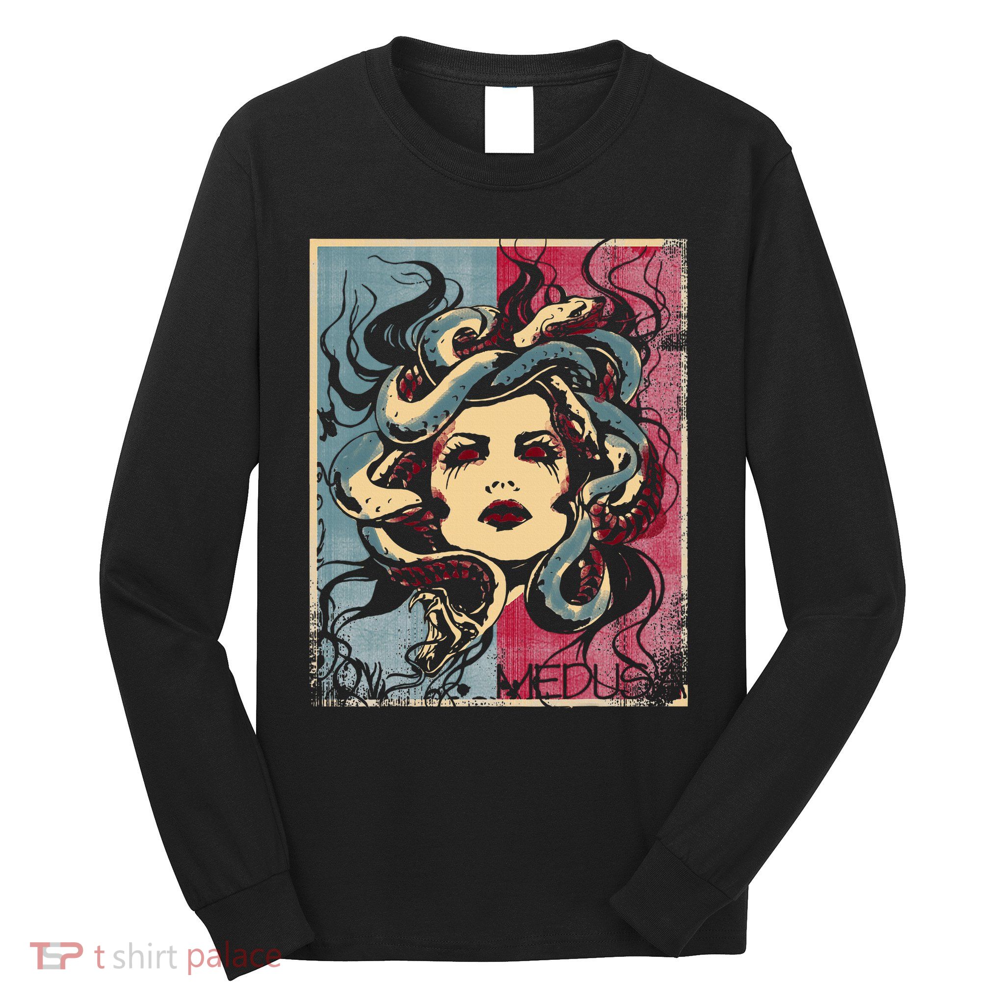 Mythology Gorgon In Greek Mythology Medusa Long Sleeve Shirt