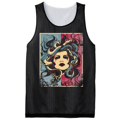 Mythology Gorgon In Greek Mythology Medusa Mesh Reversible Basketball Jersey Tank