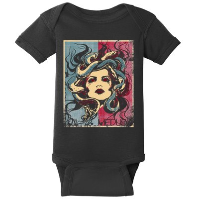 Mythology Gorgon In Greek Mythology Medusa Baby Bodysuit