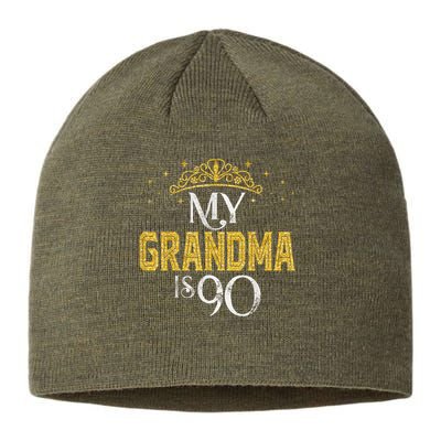 My GRANDMA Is 90 Years Old 1935 90th GRANDMA Birthday Sustainable Beanie
