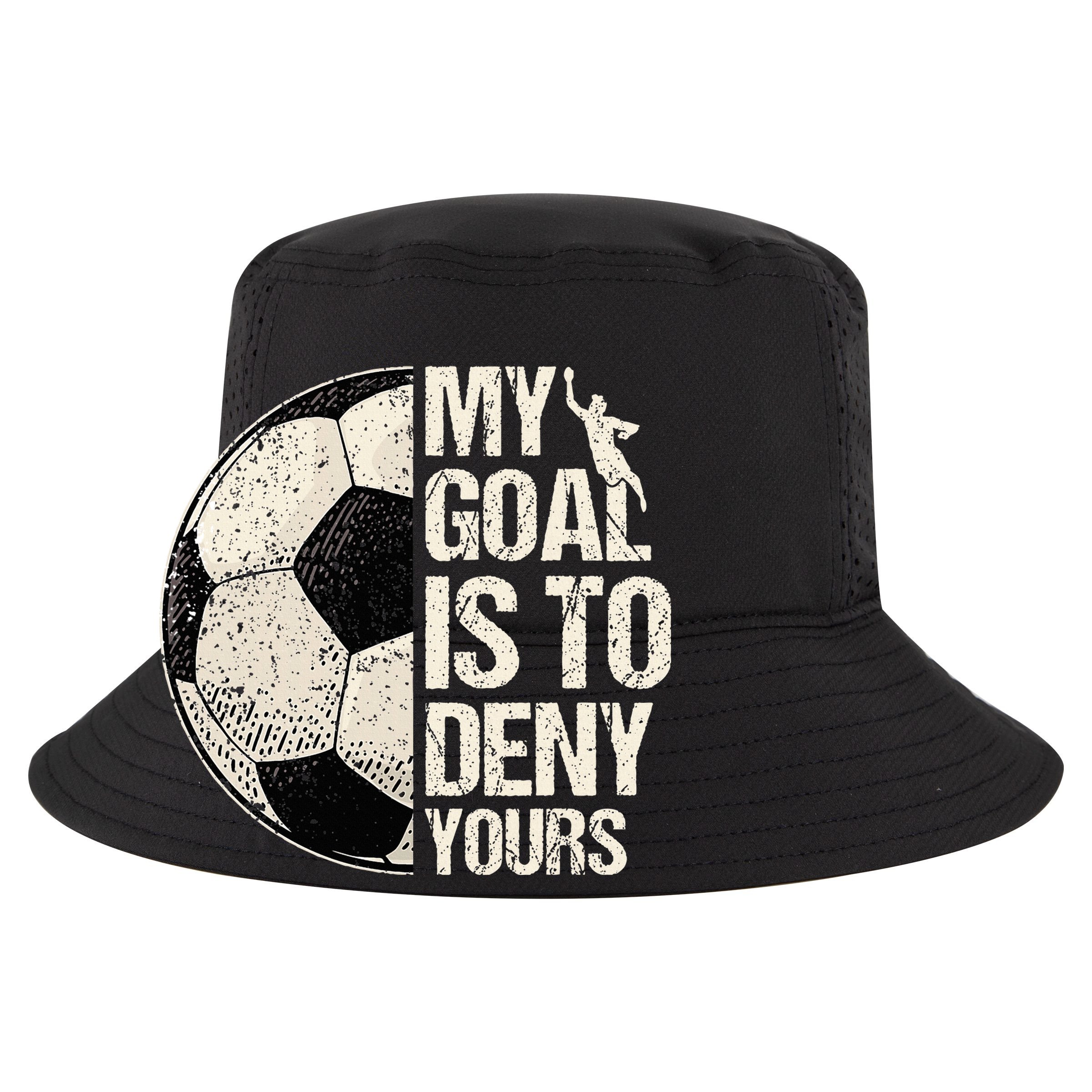 My Goal Is To Deny Yours Soccer Goalie Distressed Goalkeeper 15oz Campfire Ceramic Mug