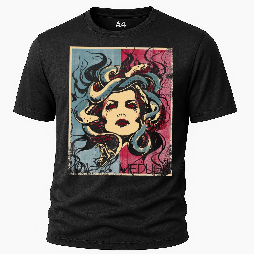 Mythology Gorgon In Greek Mythology Medusa Cooling Performance Crew T-Shirt