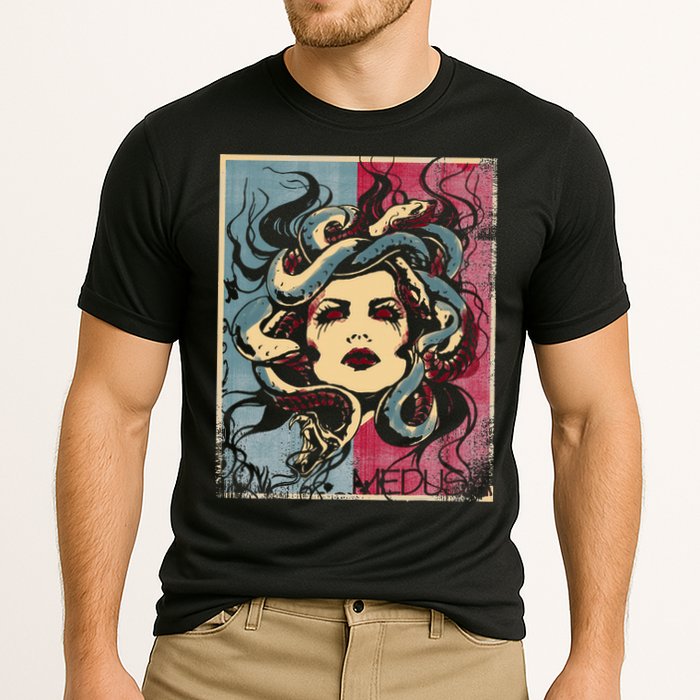 Mythology Gorgon In Greek Mythology Medusa Cooling Performance Crew T-Shirt