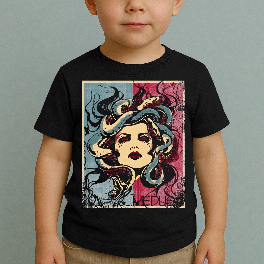 Mythology Gorgon In Greek Mythology Medusa Toddler T-Shirt