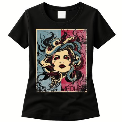 Mythology Gorgon In Greek Mythology Medusa Womens T-Shirt
