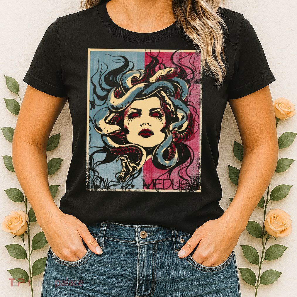 Mythology Gorgon In Greek Mythology Medusa Womens T-Shirt