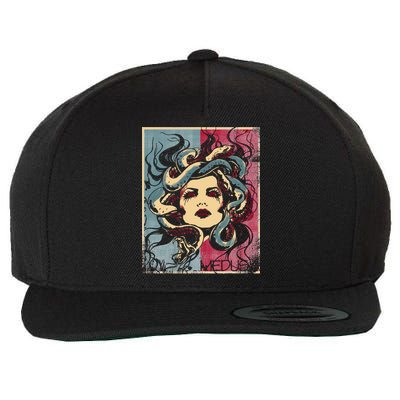Mythology Gorgon In Greek Mythology Medusa Wool Snapback Cap