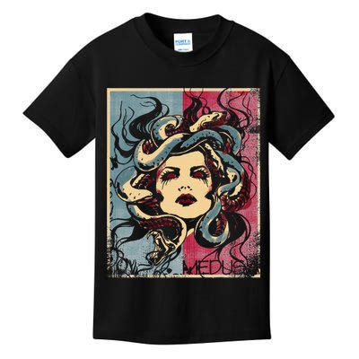 Mythology Gorgon In Greek Mythology Medusa Kids T-Shirt