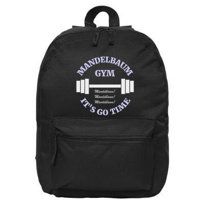 Mandelbaum Gym ItS Go Time! 16 in Basic Backpack