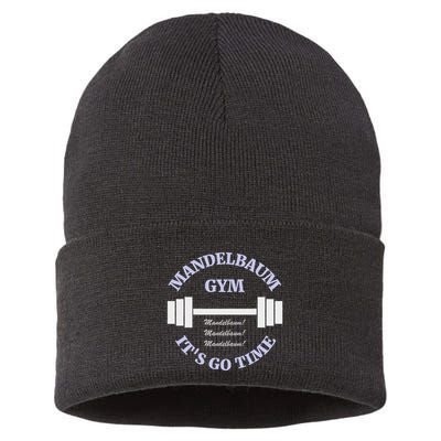 Mandelbaum Gym ItS Go Time! Sustainable Knit Beanie