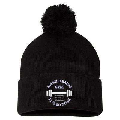 Mandelbaum Gym ItS Go Time! Pom Pom 12in Knit Beanie