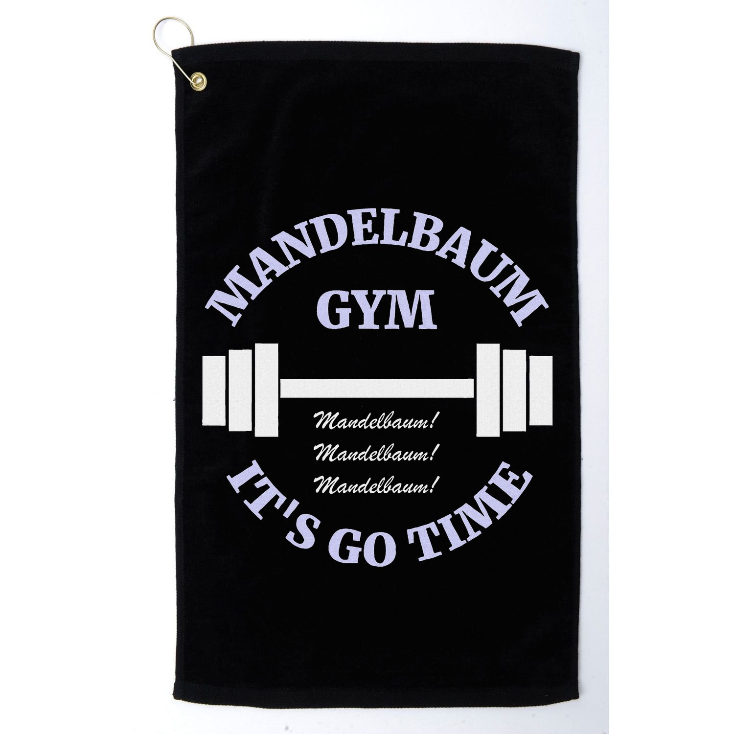 Mandelbaum Gym ItS Go Time! Golf Towel