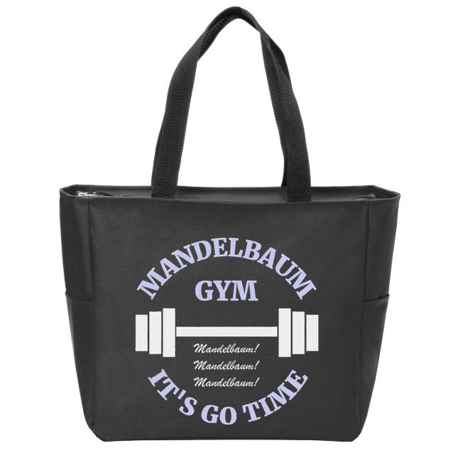 Mandelbaum Gym ItS Go Time! Zip Tote Bag