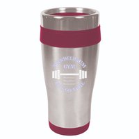 Mandelbaum Gym ItS Go Time! 16oz Travel Tumbler