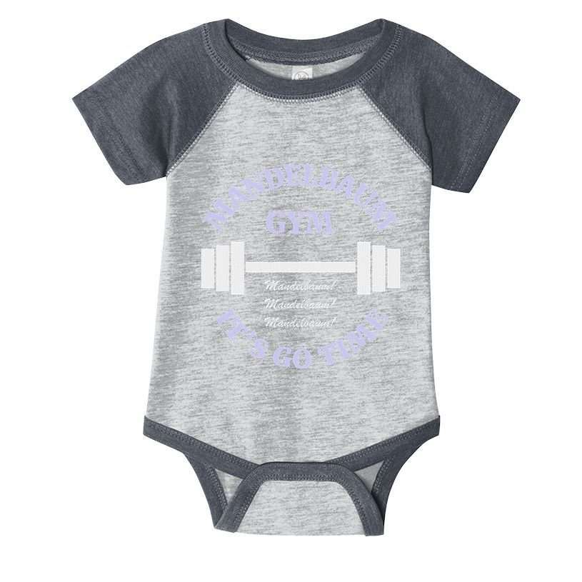 Mandelbaum Gym ItS Go Time! Infant Baby Jersey Bodysuit