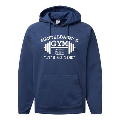 Mandelbaum Gym - It's Go Time! Performance Fleece Hoodie