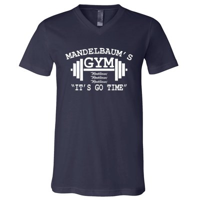 Mandelbaum Gym - It's Go Time! V-Neck T-Shirt