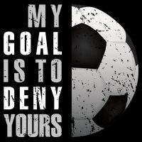 My Goal Is To Deny Yours Soccer Goalie Hoodie Christmas Gift Backpack
