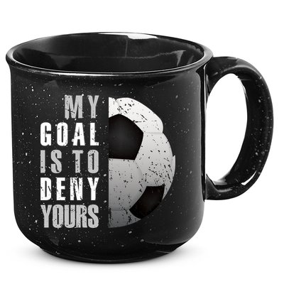 My Goal Is To Deny Yours Soccer Goalie Hoodie Christmas Gift 15oz Campfire Ceramic Mug