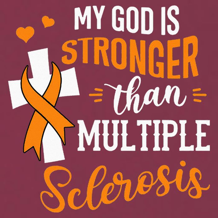 My God is Stronger Than Multiple Sclerosis Warrior Fighter 16oz Travel Tumbler