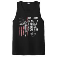 My Gun Is Not A Threat Unless You Are Gun Rights Ar 15 Flag PosiCharge Competitor Tank