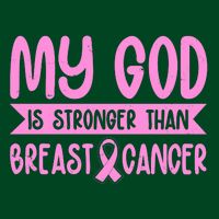 My God Is Stronger Than Breast Cancer Long Sleeve Shirt
