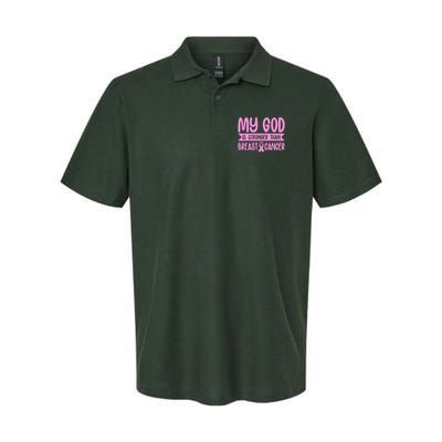 My God Is Stronger Than Breast Cancer Polo