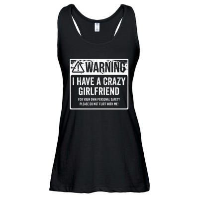 My Gf Is Crazy Warning I Have A Crazy Girlfriend Ladies Essential Flowy Tank