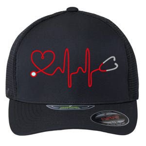 Medical Gift I Love Medicine Funny Gift Flexfit Unipanel Trucker Cap