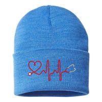 Medical Gift I Love Medicine Funny Gift Sustainable Knit Beanie