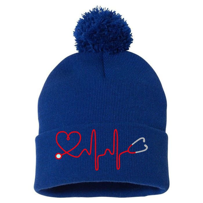 Medical Gift I Love Medicine Funny Gift Pom Pom 12in Knit Beanie