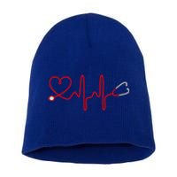 Medical Gift I Love Medicine Funny Gift Short Acrylic Beanie