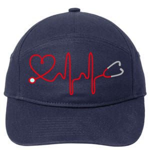 Medical Gift I Love Medicine Funny Gift 7-Panel Snapback Hat