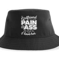 My Girlfriend Is A Huge Pain Boyfriend Sustainable Bucket Hat