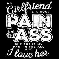 My Girlfriend Is A Huge Pain Boyfriend 7-Panel Snapback Hat