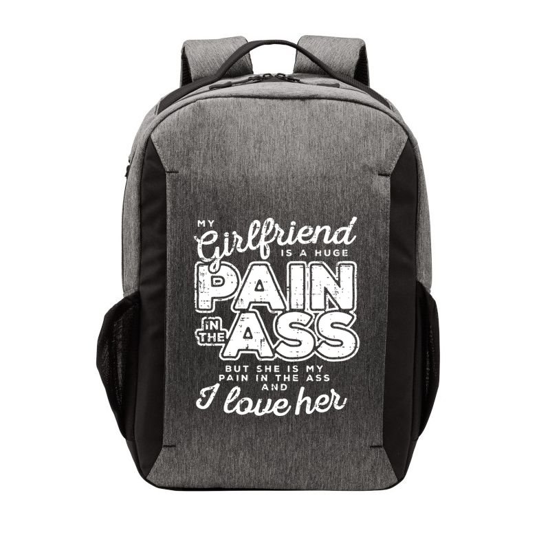 My Girlfriend Is A Huge Pain Boyfriend Vector Backpack