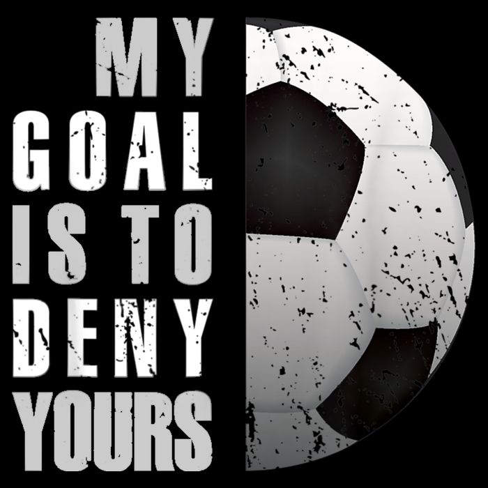 My Goal Is To Deny Yours Soccer Goalie Distressed Goalkeeper Bucket Hat