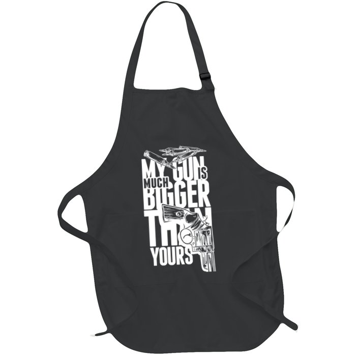 My Gun Is Much Bigger Than Yours Apron