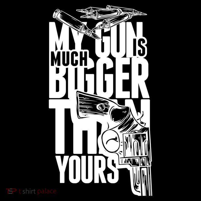 My Gun Is Much Bigger Than Yours Backpack