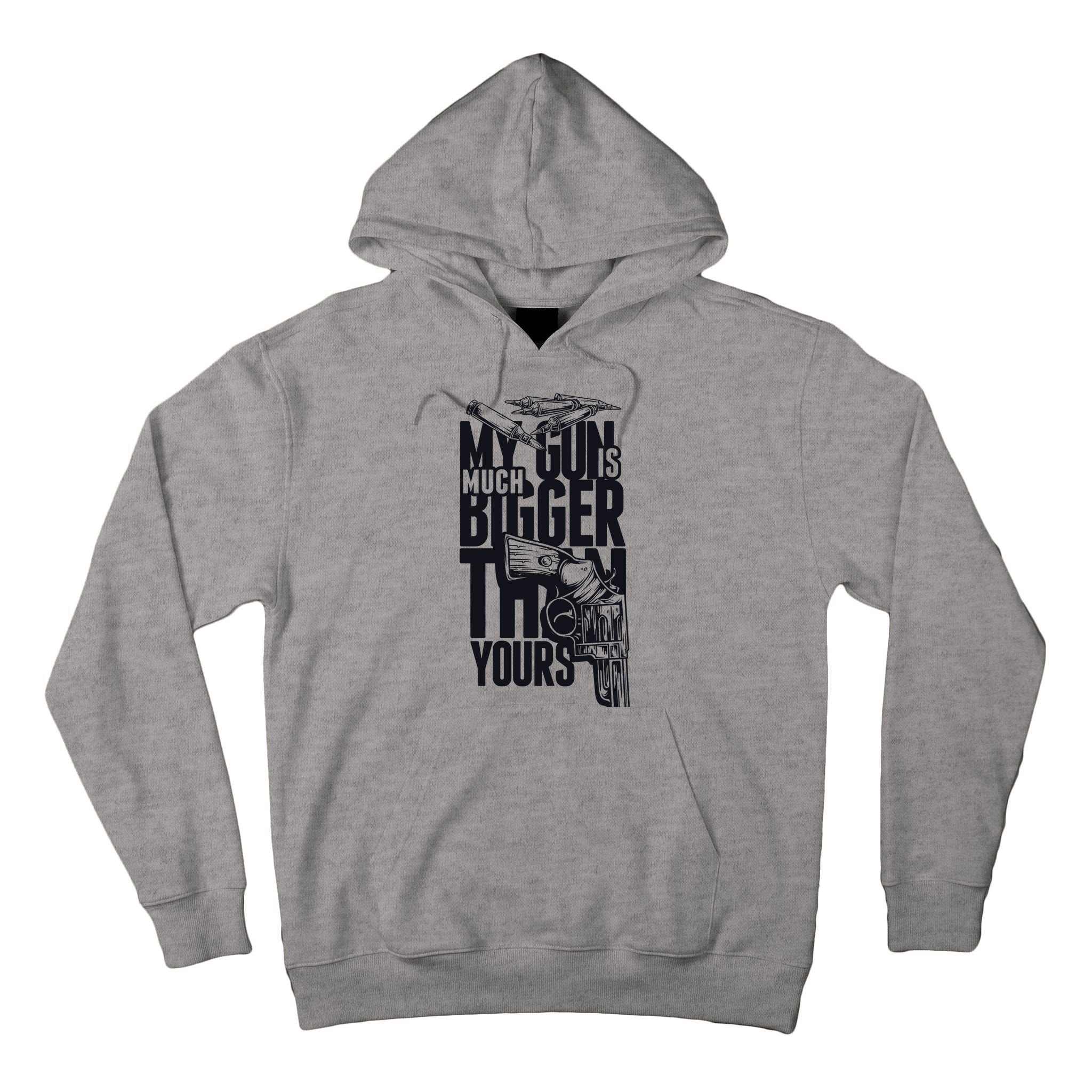 My Gun Is Much Bigger Than Yours Tall Hoodie