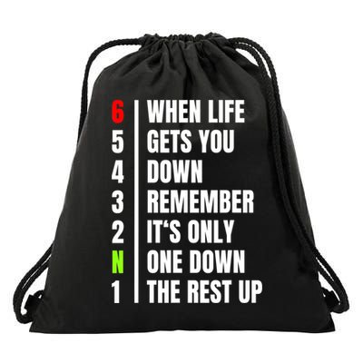 Motorbike Gears Joke | Biker Motorcycle Rider | Mens Drawstring Bag