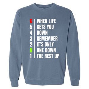 Motorbike Gears Joke | Biker Motorcycle Rider | Mens Garment-Dyed Sweatshirt